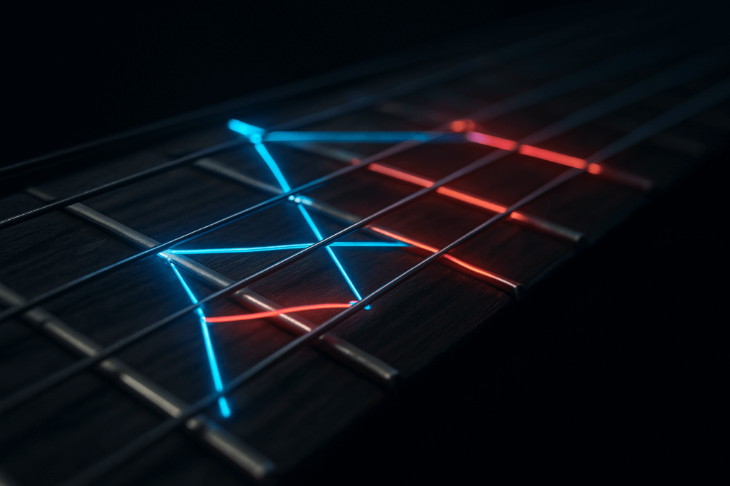 Patterns manche guitare